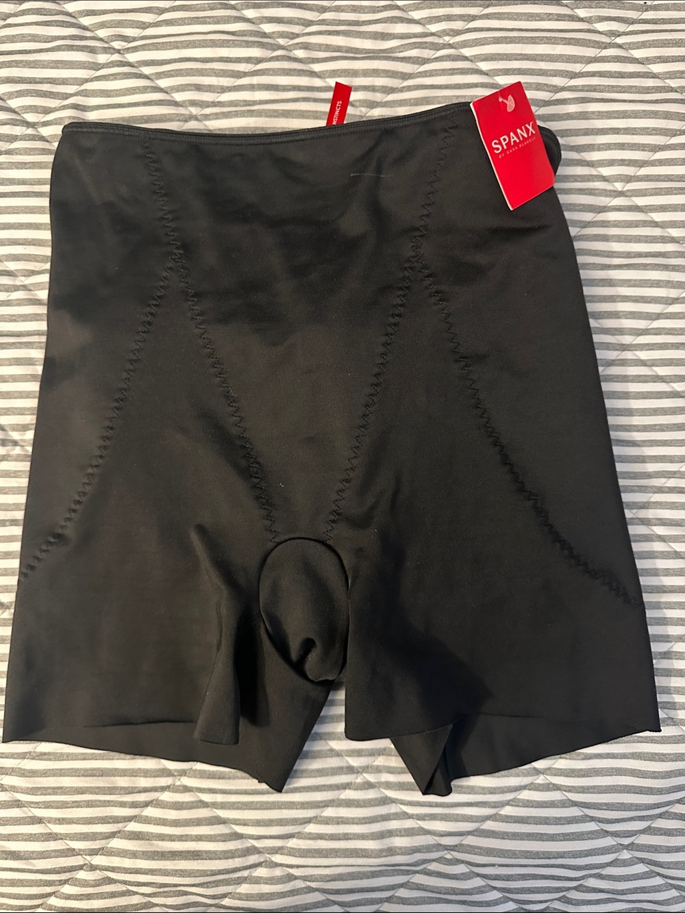 SPANX Black High-Waist Shaping Shorts